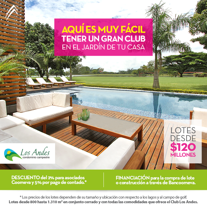 Aquí es muy fácil tener un gran club en el jardín de tu casa